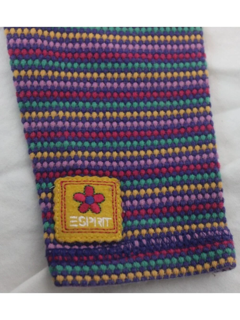 Vtg Y2K Esprit 2pc Outfit girls sz 4T Leggings T-shirt Flowers Stripes Casual